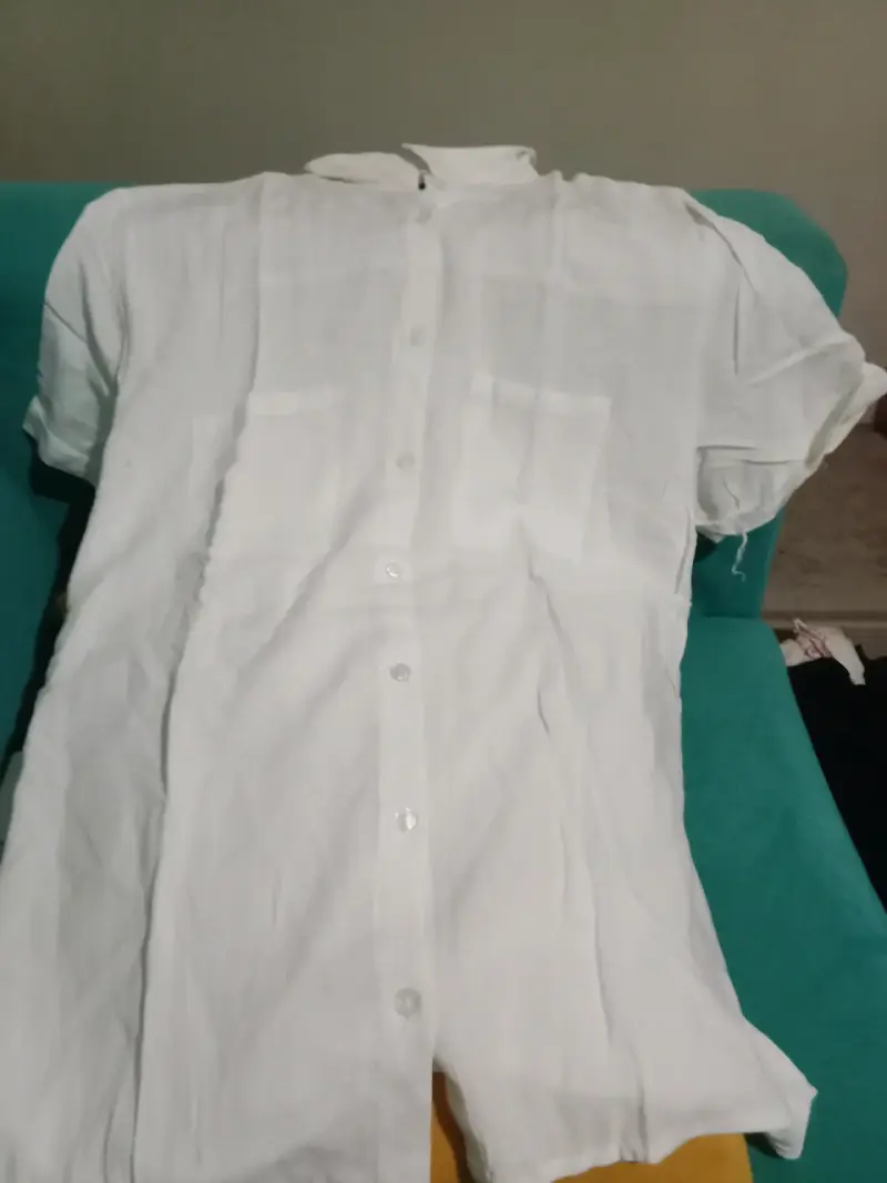 Blusa de rayas blancas y azules para mujer - 6