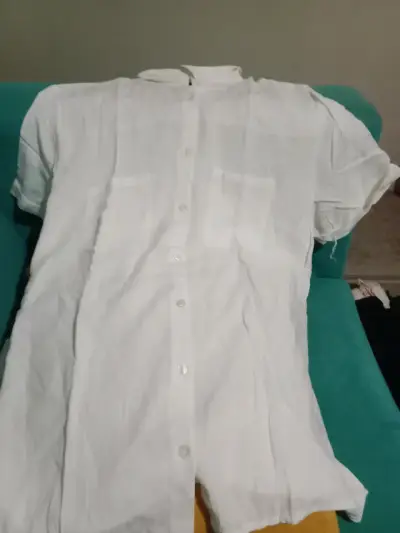 Blusa de rayas blancas y azules para mujer - miniatura 6