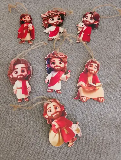 Adornos de Madera Jesús - miniatura 2