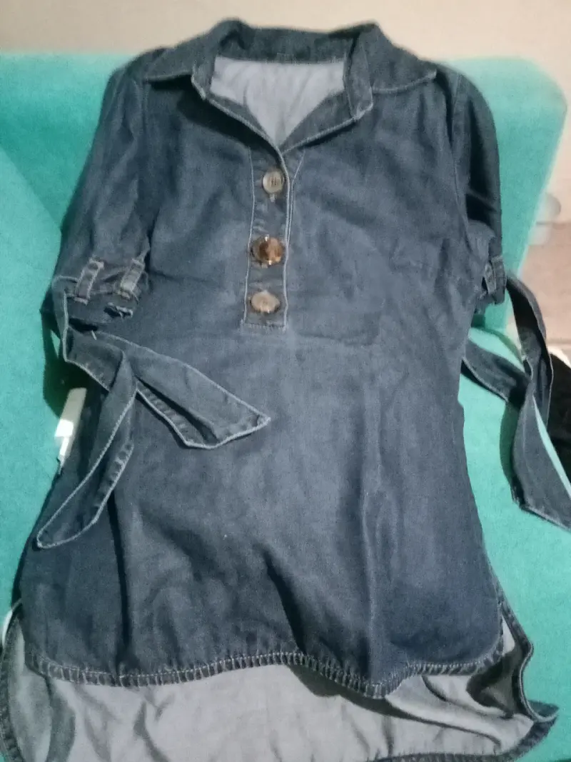 Vestido negro con lunares blancos - 2