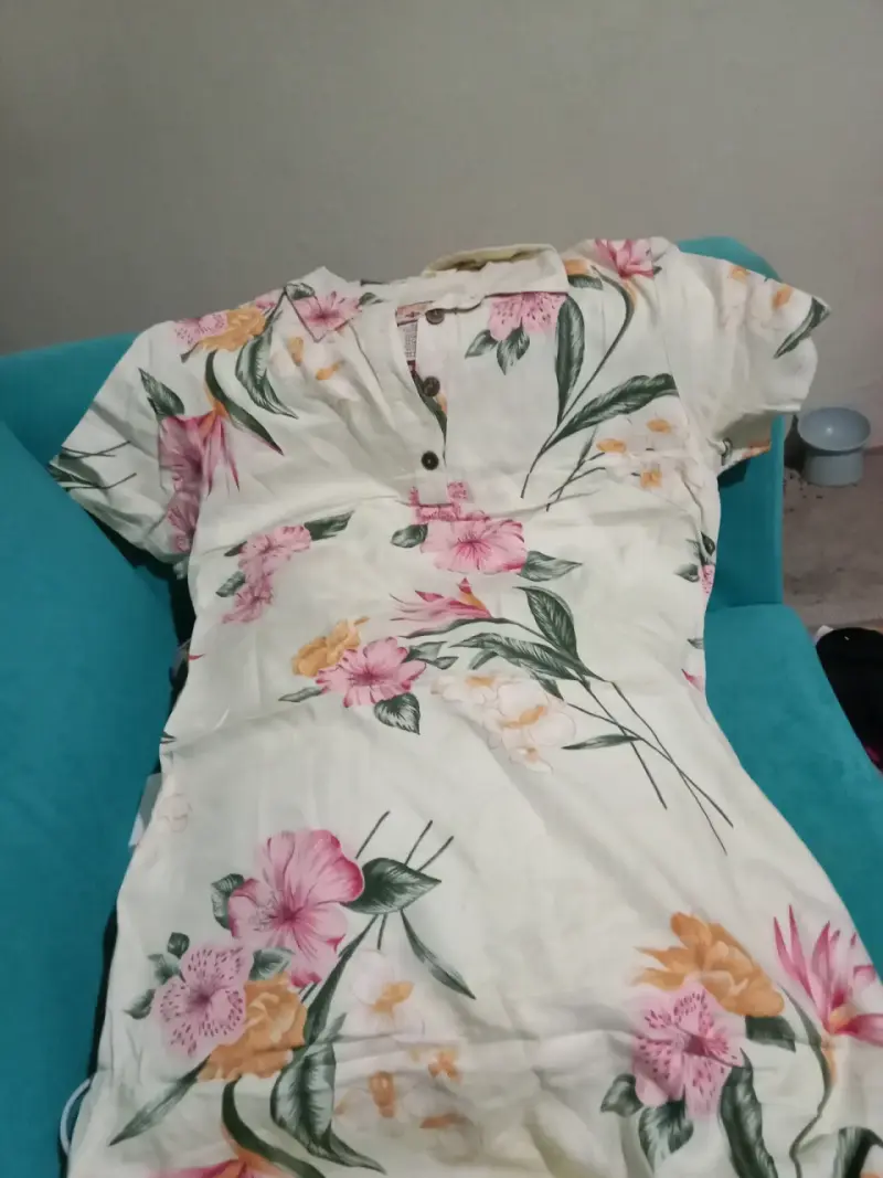 Vestido azul elegante para mujer - 5