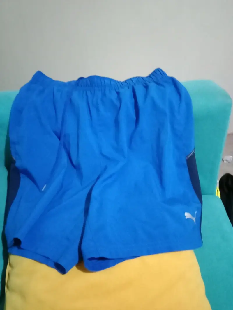 Shorts deportivos Puma azules para hombre - 1