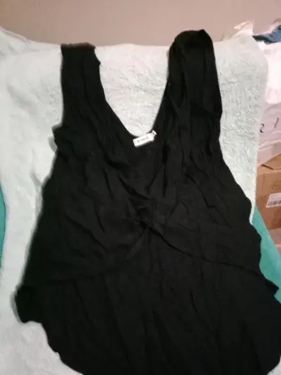 Blusa amarilla con nudo Zara - miniatura 6