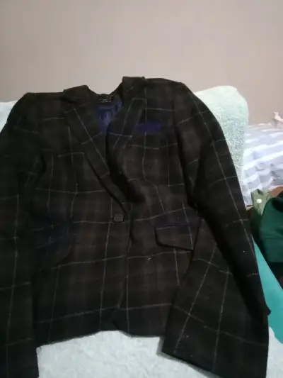 Blazer de mujer a cuadros elegante - miniatura 1