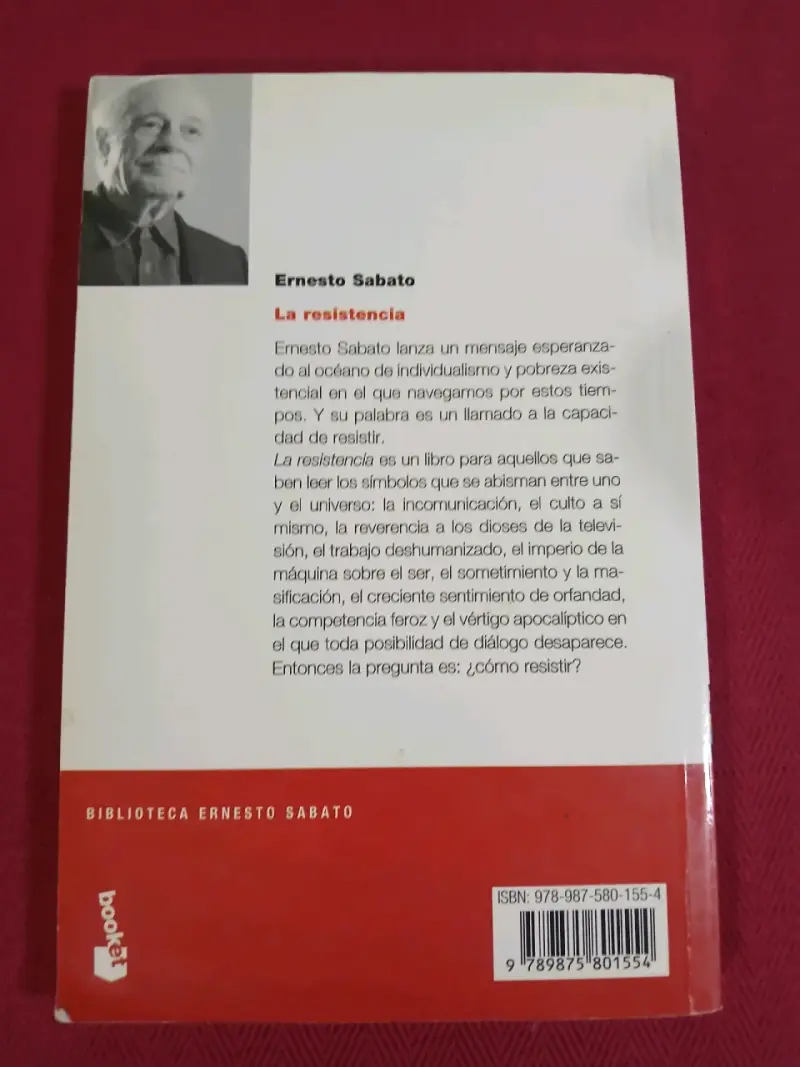 Libro 'La Resistencia' de Ernesto Sabato - 6
