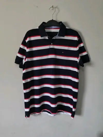 Polera Polo Rayada Tommy Hilfiger Hombre - miniatura 1