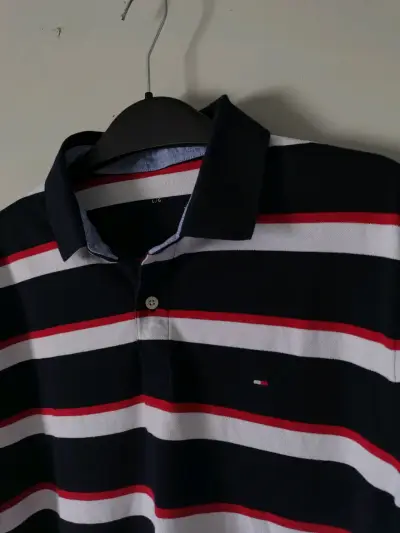 Polera Polo Rayada Tommy Hilfiger Hombre - miniatura 2