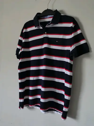 Polera Polo Rayada Tommy Hilfiger Hombre - miniatura 3