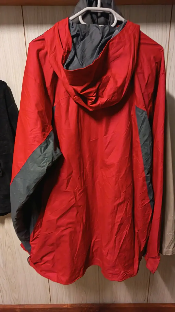 Chaqueta impermeable roja Columbia para hombre - 2