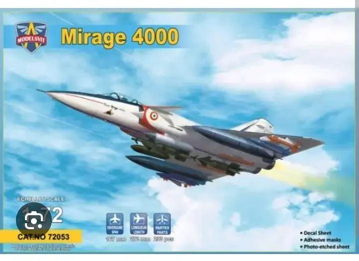 Kit de Maqueta Mirage 4000 Escala 1/72 - 2