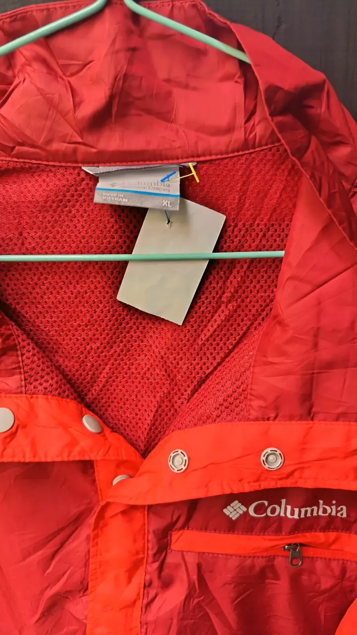 Cortaviento rojo Columbia para hombre - 2