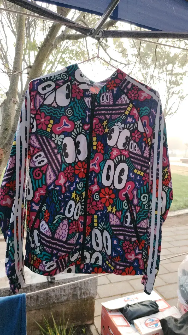 Chaqueta deportiva estampada Adidas multicolor - 2