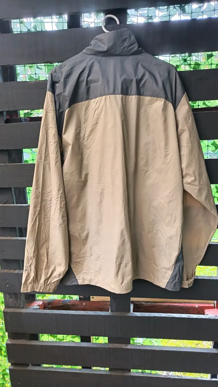 Chaqueta cortaviento Columbia beige y gris - 2