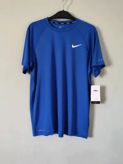 Polera deportiva azul Nike Dri-FIT - miniatura 1