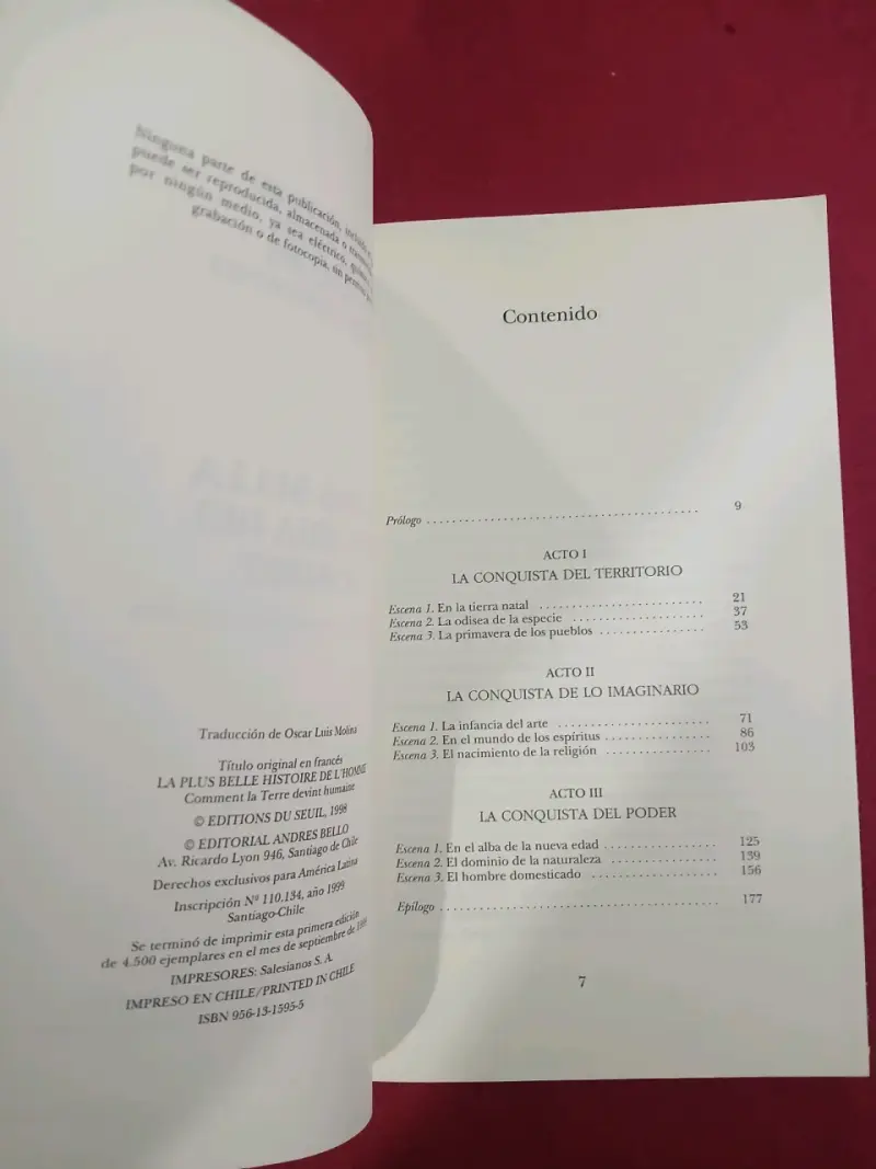 Libro 'La Más Bella Historia del Hombre' de André Langaney - 2
