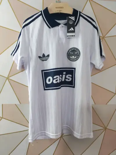 Polera Adidas Oasis Live '25 Blanca - miniatura 1