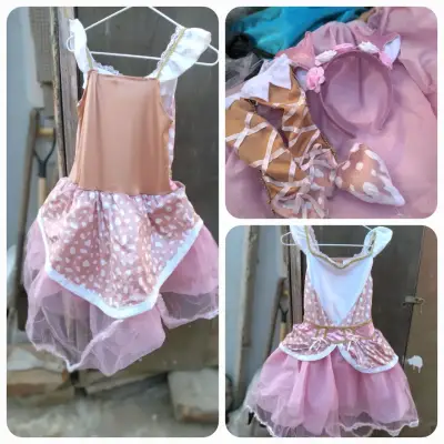 Disfraz de bailarina rosa con accesorios - miniatura 1