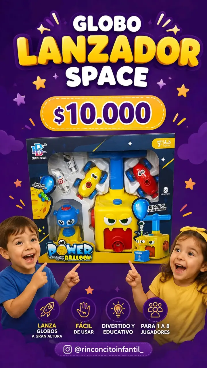 Juego Globo Lanzador Space para Niños