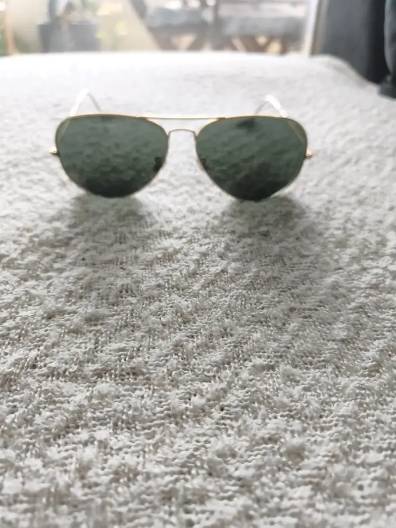 Gafas de sol Ray-Ban Aviator doradas - 2