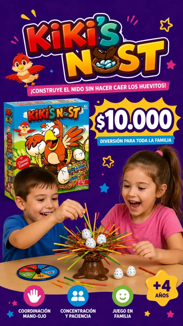Juego Pájaro Carpintero Sensorial para Niños - 5