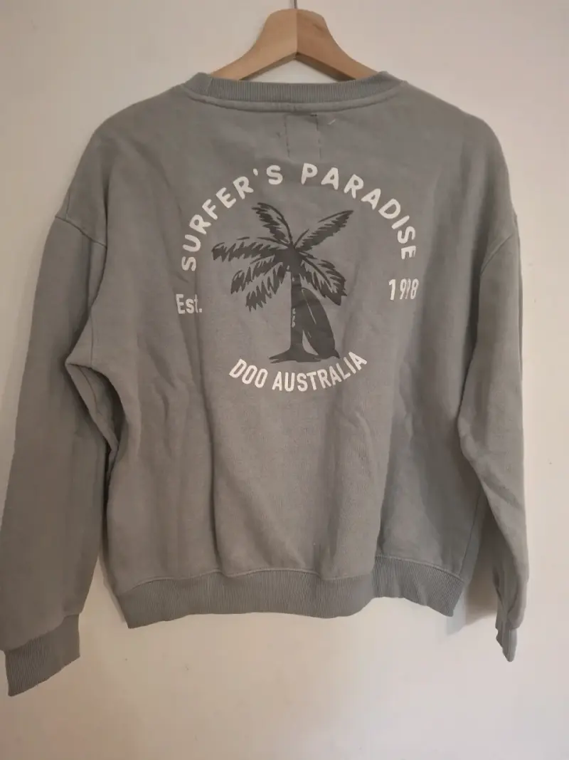 Polerón gris unisex Doo Australia Talla 16 - 3