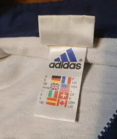 Cortavientos Vintage Adidas - miniatura 3