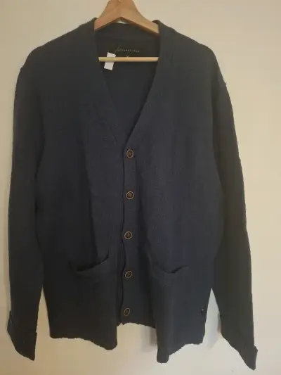 Cárdigan azul oscuro Aeropostale hombre Talla XL - miniatura 2
