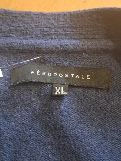 Cárdigan azul oscuro Aeropostale hombre Talla XL - miniatura 4