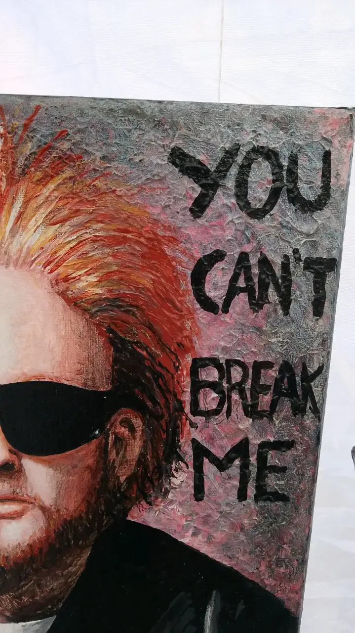 Cuadro Layne Staley (Alice in Chains) - acrílico - 4