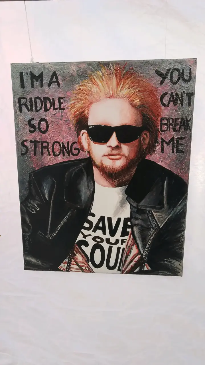 Cuadro Layne Staley (Alice in Chains) - acrílico - 6