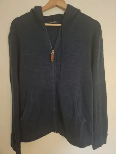 Polerón capucha azul marino Saville Row Talla L - miniatura 3