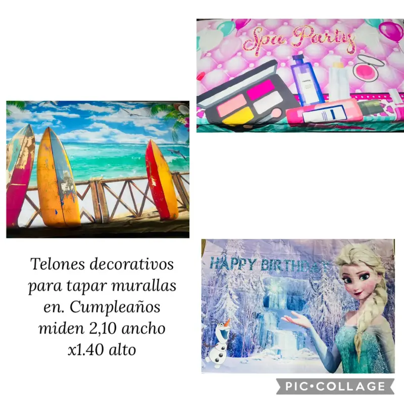 Telones Decorativos para Cumpleaños y Eventos - 2