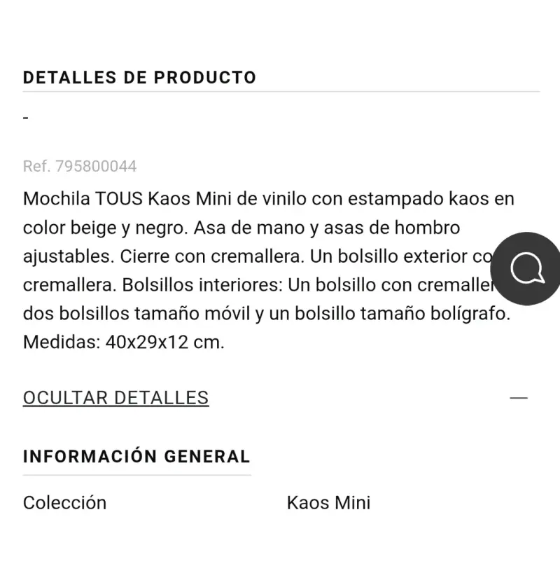 Mochila Tous Kaos (Original) - 6