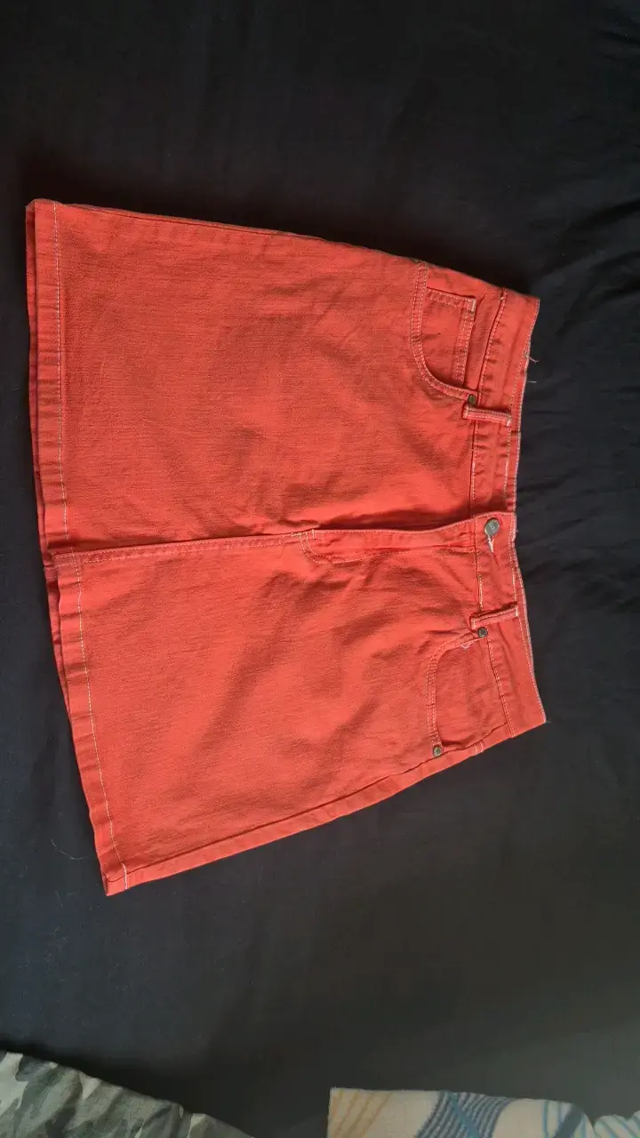 Falda de mezclilla naranja Blugirl Jeans - 2