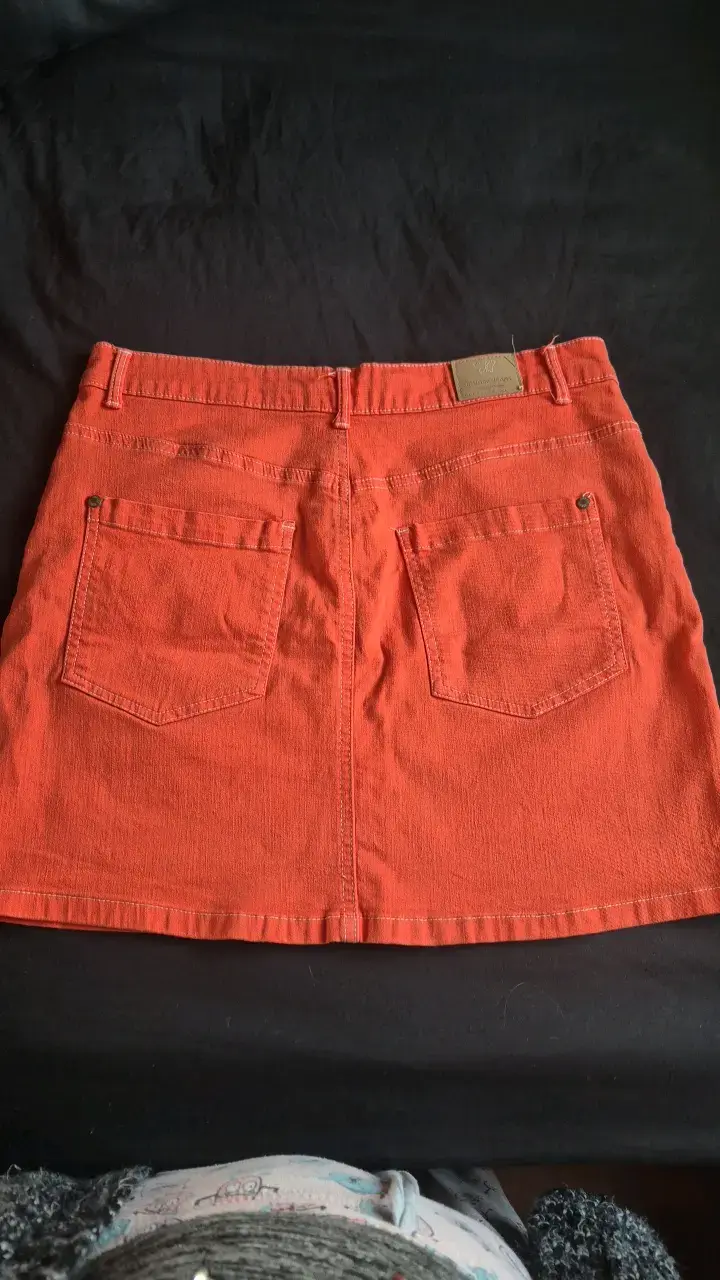 Falda de mezclilla naranja Blugirl Jeans - 5