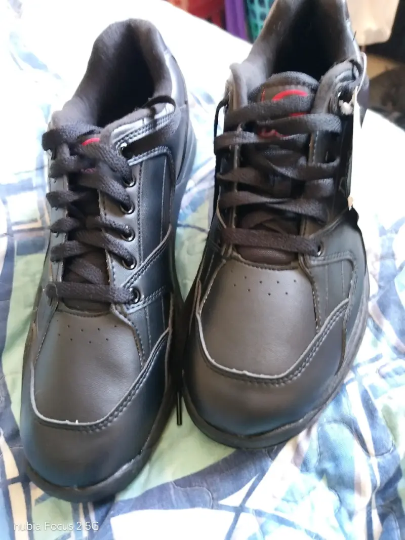 Zapatillas de bowling Dexter negras talla 10M - 2