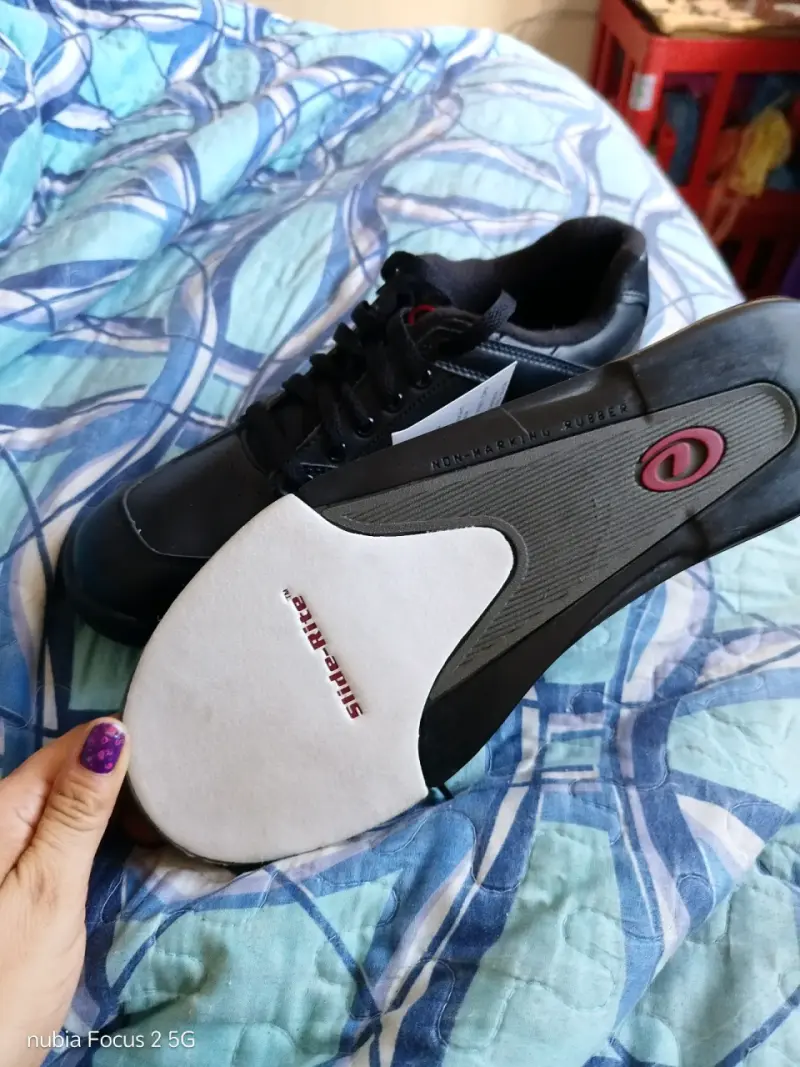 Zapatillas de bowling Dexter negras talla 10M - 5