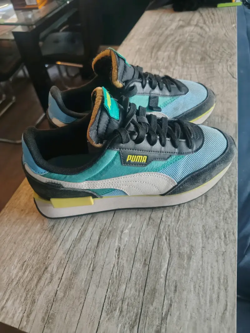 Zapatillas deportivas Puma negras y azules - 3