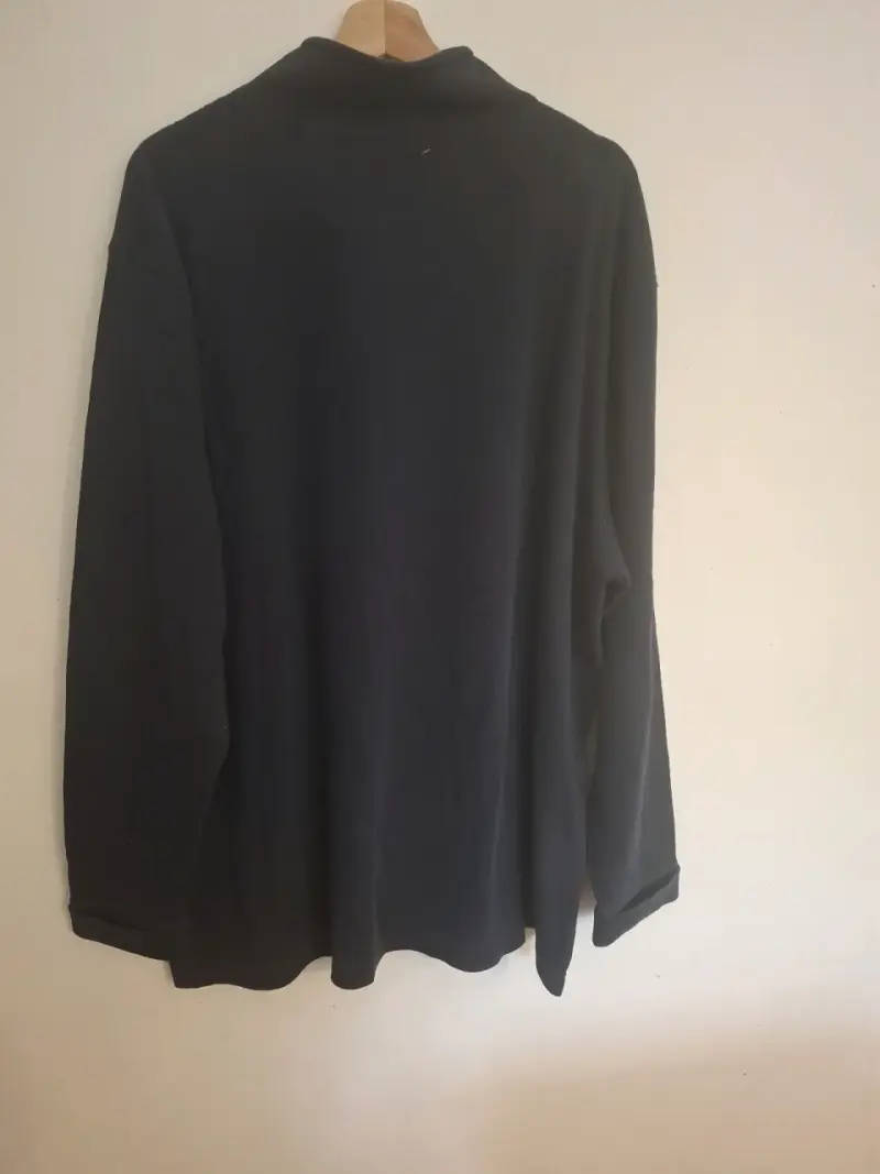Polerón azul  con cierre Nautica hombre Talla XXL - 3