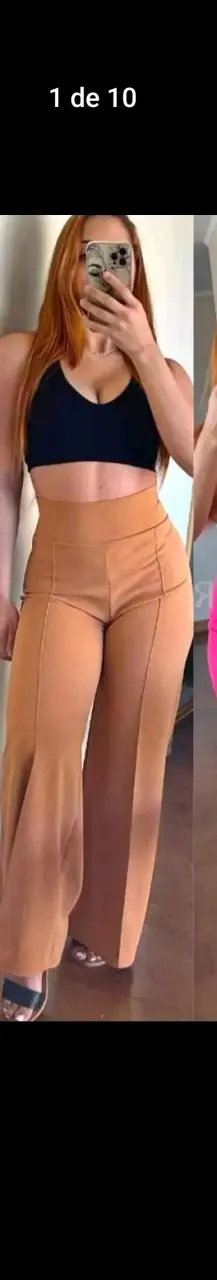 Pantalones acampanados de mujer en varios colores - 2
