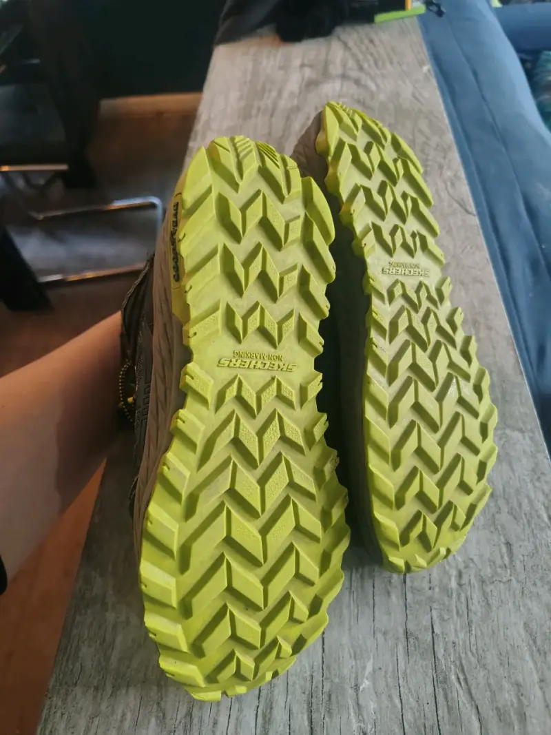 Botas de senderismo para niños Skechers negras y verdes - 3