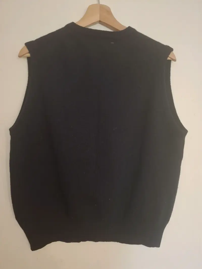 Chaleco sin mangas Saville Row azul talla XL - 3
