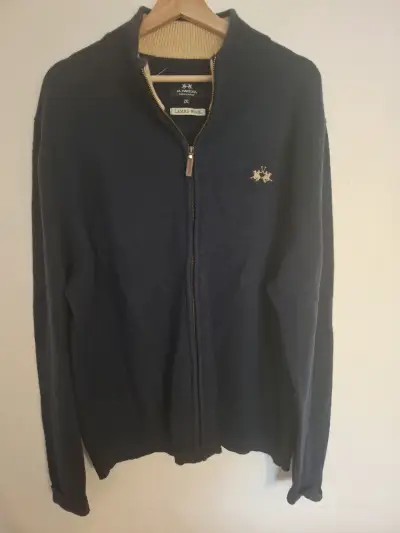 Chaleco de lana azul La Martina talla 2XL - miniatura 2