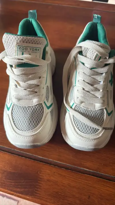 Zapatillas deportivas blancas y verdes Zoo York - miniatura 2