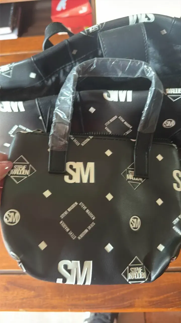 Bolso tote negro con monedero Steve Madden - 4