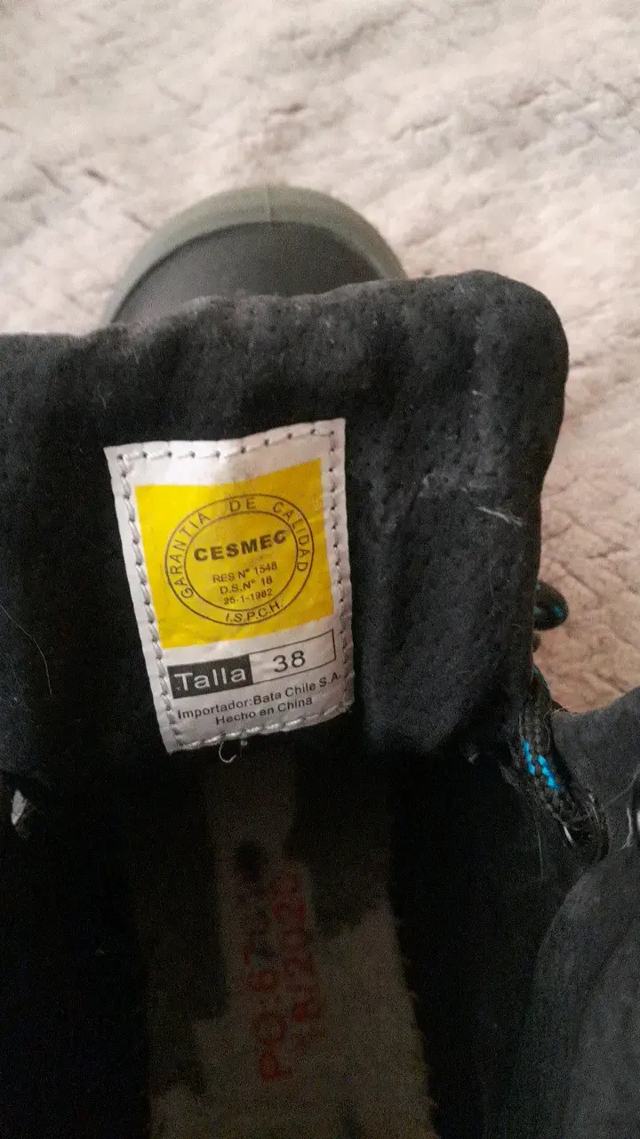 Botas de seguridad negras talla 38 - 3