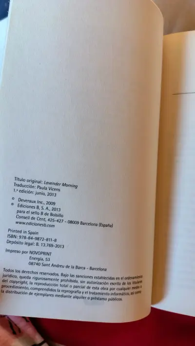Libro 'El Aroma de la Lavanda' de Jude Deveraux - miniatura 3