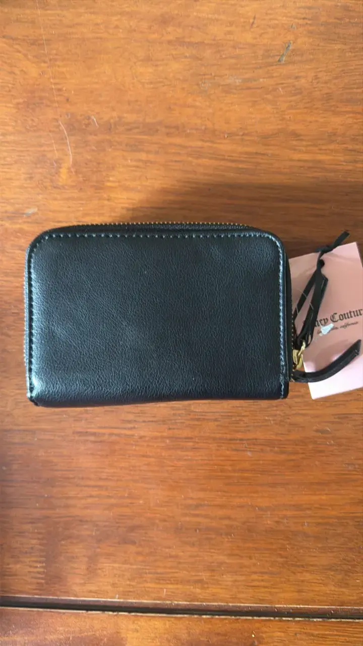 Monedero Juicy Couture Negro con Corazones - 2