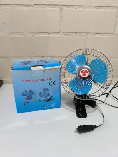 Ventilador oscilante de 6 pulgadas para auto - miniatura 2