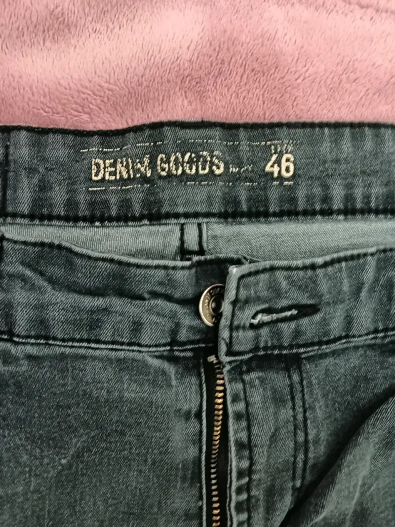 Jeans Denim Goods Talla 46 negro - 2